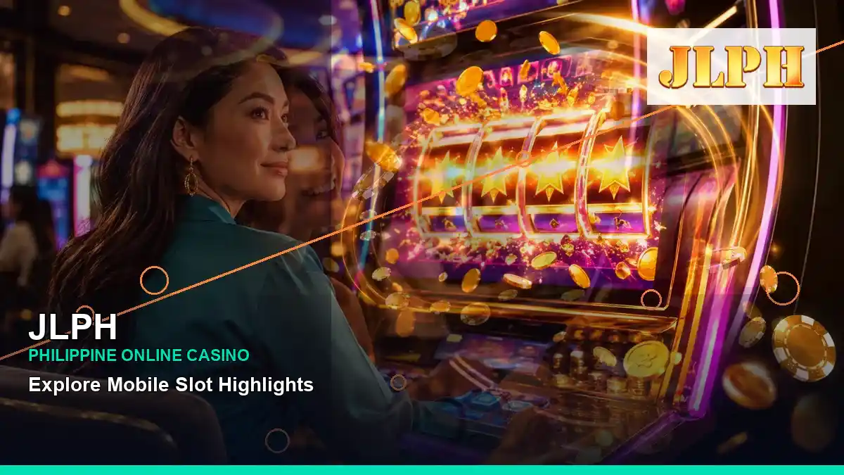 JLPH casino cashback rewards featuring an adult Filipina casino host with a left-diagonal composition — view 2